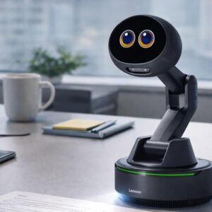 Image article [MWC 2026] Lenovo AI Workmate : le robot de bureau façon lampe connectée avec IA embarquée