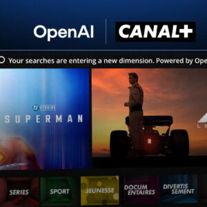 Image article Canal+ s&rsquo;associe à Google et OpenAI pour l&rsquo;IA dans son application