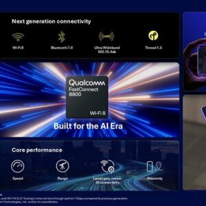 Image article [MWC 2026] Qualcomm présente une première vague de solutions Wi-Fi 8 AI-native