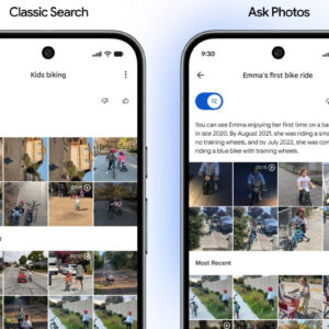 Image article Google Photos ajoute un bouton pour choisir entre l&rsquo;IA et la recherche classique