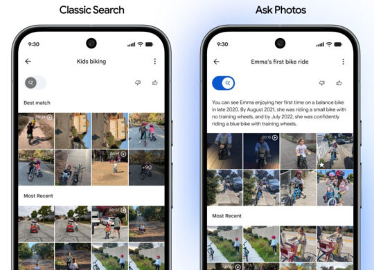 Google Photos Recherche Classique vs Version IA