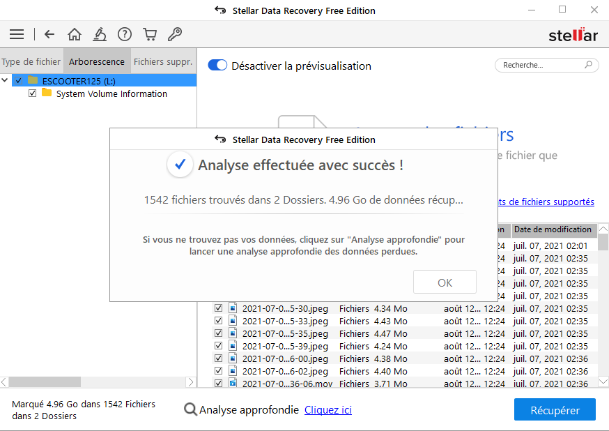 Stellar Data Recovery