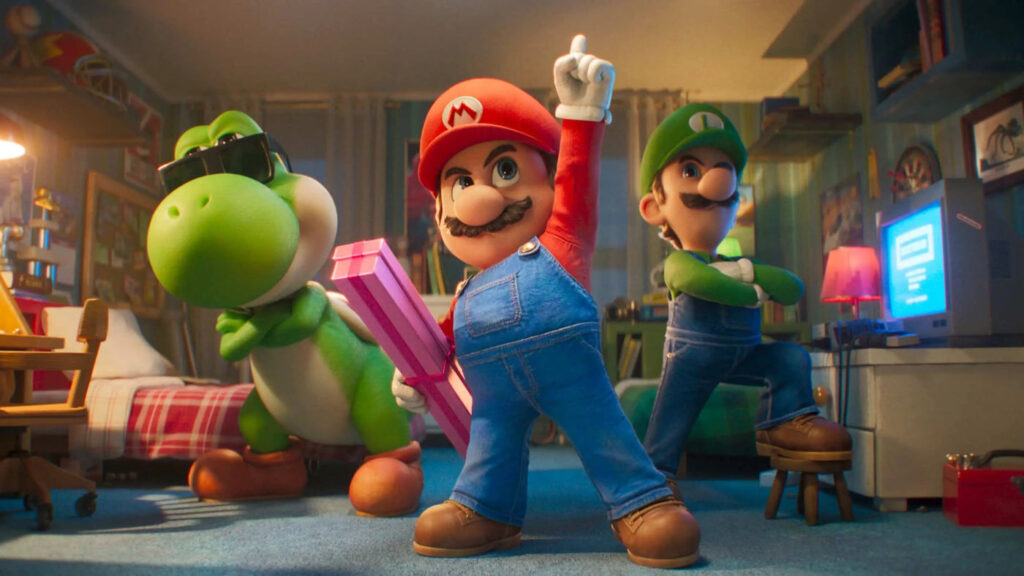 Super Mario Galaxy Le Film Yoshi Luigi