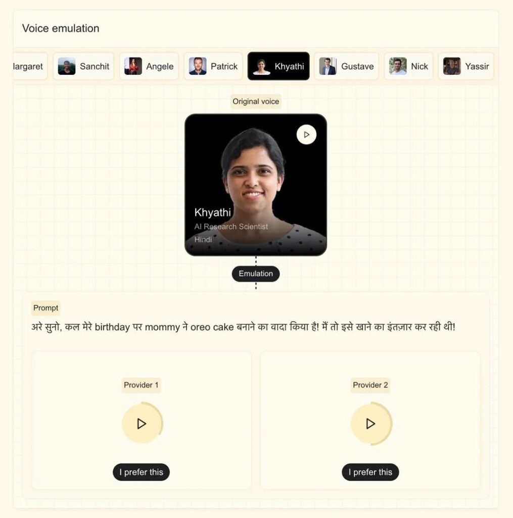 Voice Emulation Mistral 