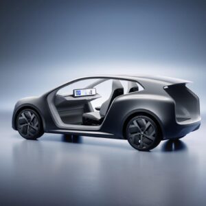 Image article Lucid Motors dévoile Lunar, un concept de robotaxi sans volant