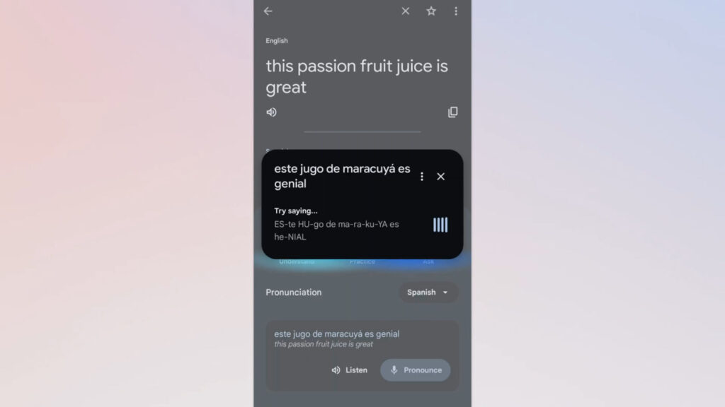 Google Traduction Prononciation