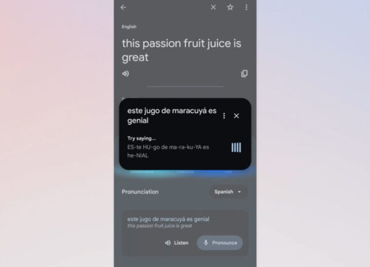 Google Traduction Prononciation