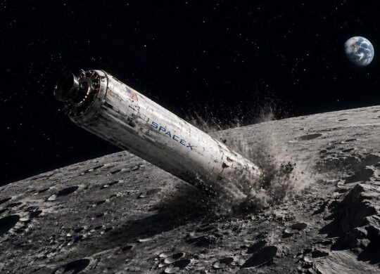 SpaceX Rocket Lune