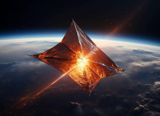 Voile solaire spatiale