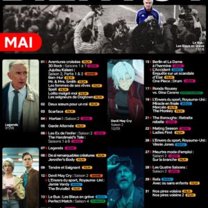 Image article Les films et séries qui arrivent sur Netflix en mai 2026