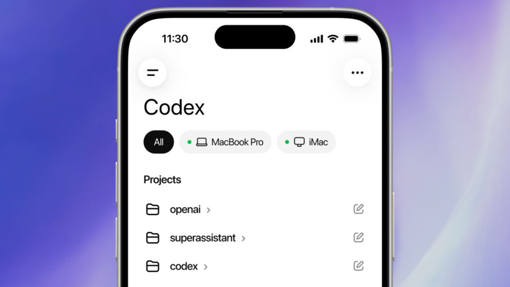 ChatGPT Codex Application