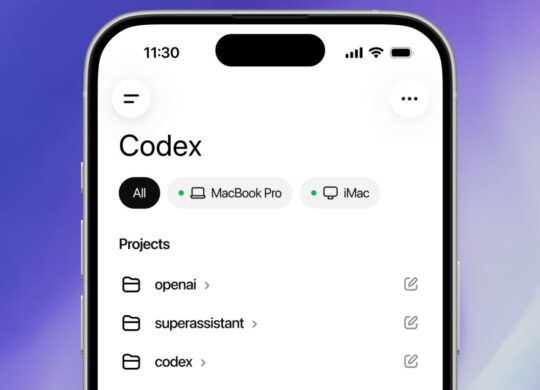 ChatGPT Codex Application