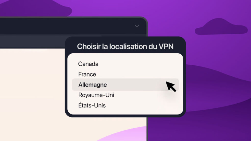 Firefox 151 VPN Choix Pays