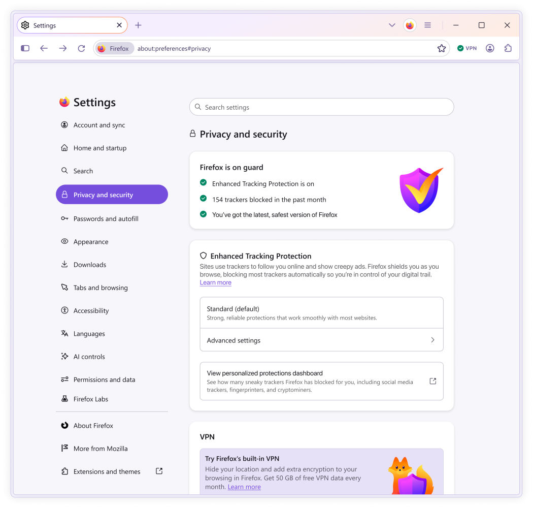 Firefox Nouvelle Interface Project Nova Parametres