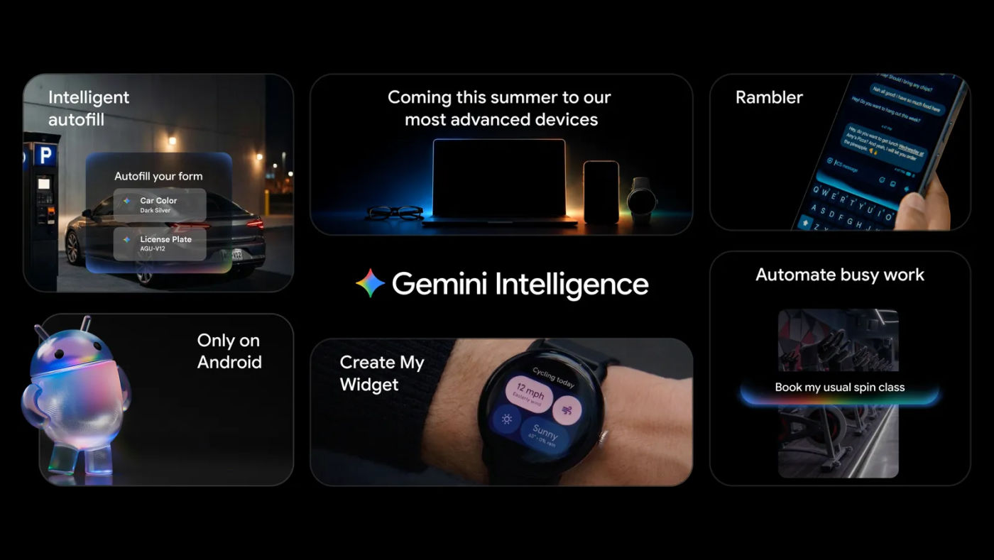 Google lance Gemini Intelligence, un agent IA pour contrôler votre ...