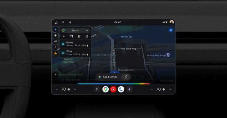 Gemini Voiture Android Automotive