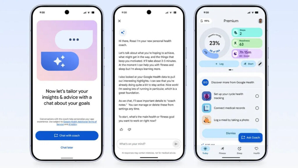Google Health Coach