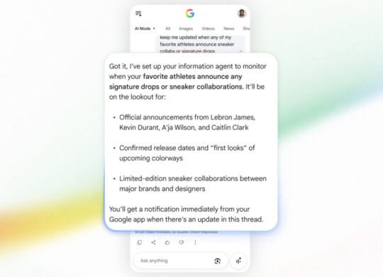 Google Moteur de Recherche Agent IA
