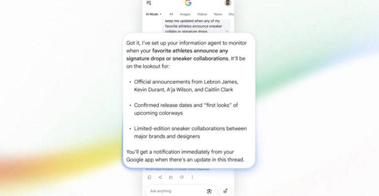 Google Moteur de Recherche Agent IA