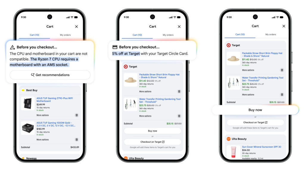 Google Panier Universel