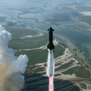 Image article Starship V3 réussit son premier vol d’essai malgré quelques couacs