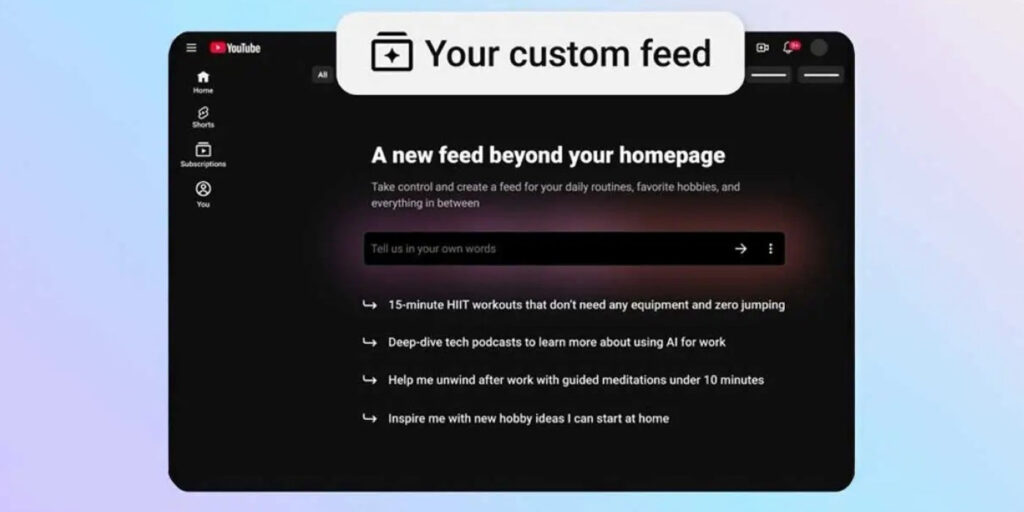 YouTube Flux Video Personnalise