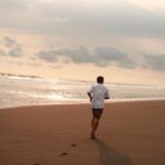 courrir sur la plage