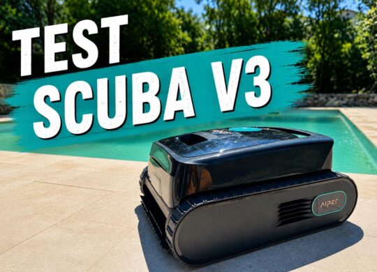 image Test Aiper Scuba V3 : notre avis sur le robot de piscine sans fil qui mise sur l’IA pour nettoyer plus intelligemment