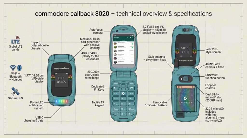 Commodore Call Back 8020