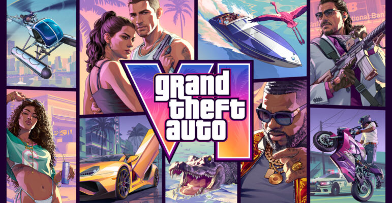 GTA 6 Personnages Jaquette Artwork