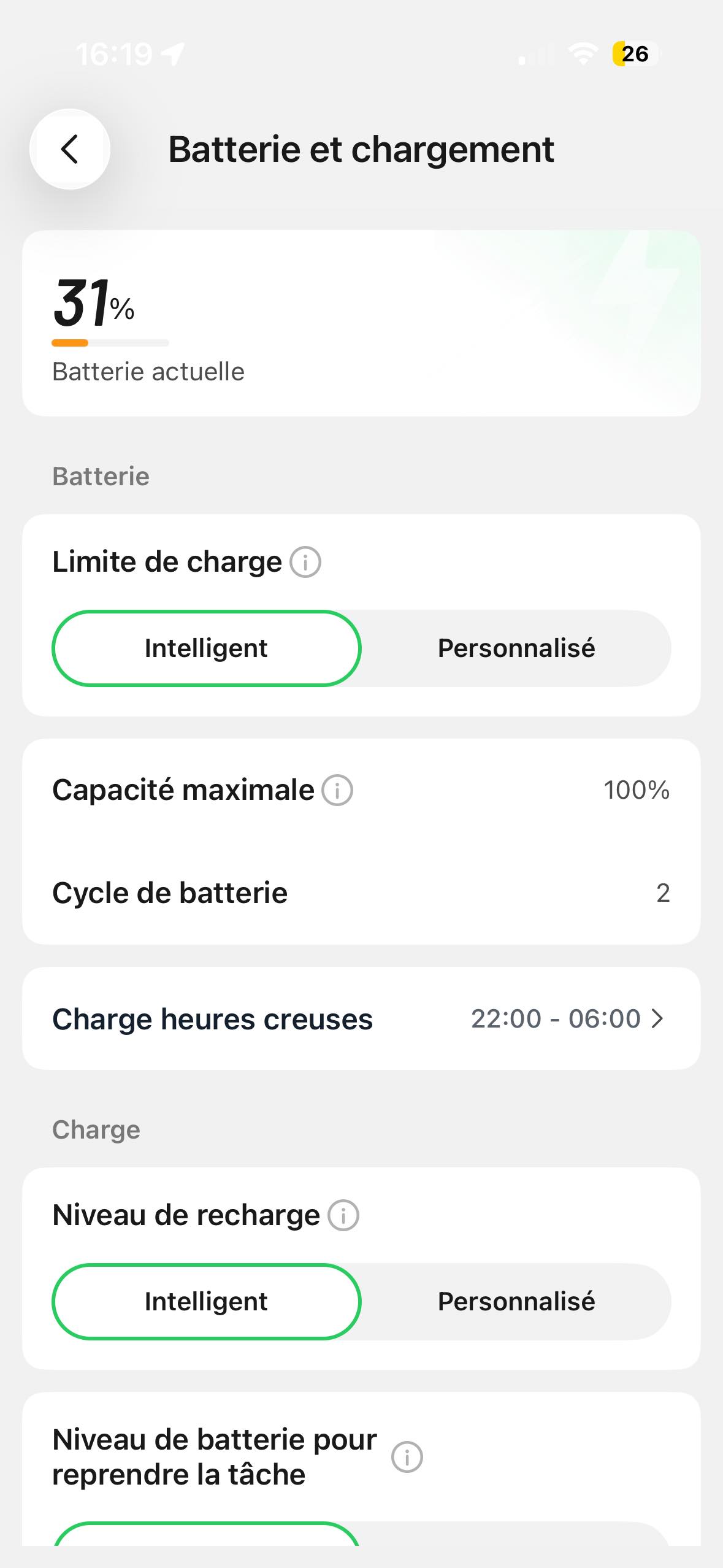 MAMMOTION LUBA 3 App Recharge