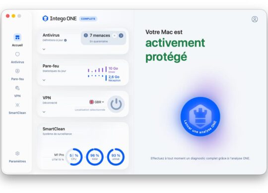 Screenshot – Intego ONE – FR – 1 – Home