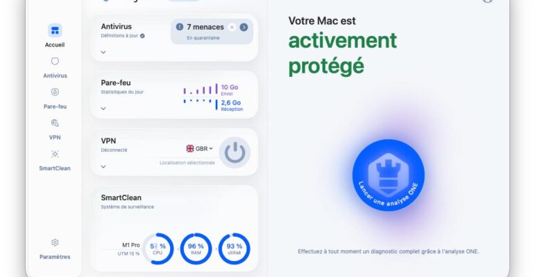 Screenshot – Intego ONE – FR – 1 – Home