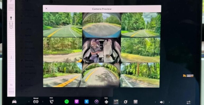 apercus cameras tesla