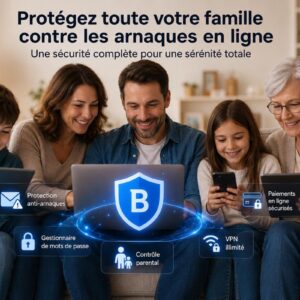 Image article Arnaques en ligne : comment mieux protéger toute la famille avec une solution de sécurité complète