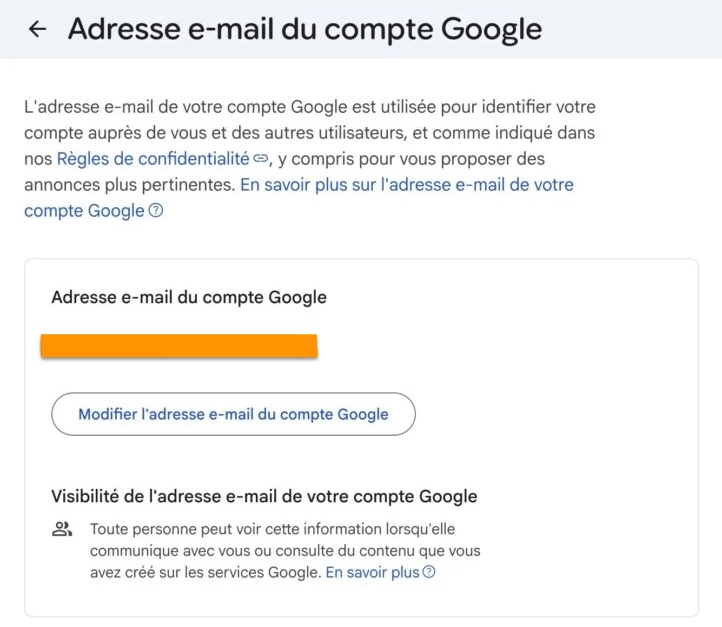 Compte Google