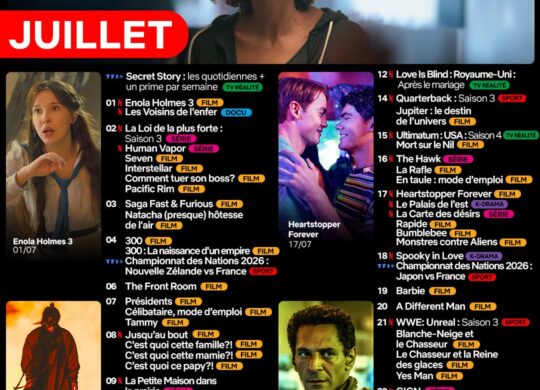 netflix juillet 2026