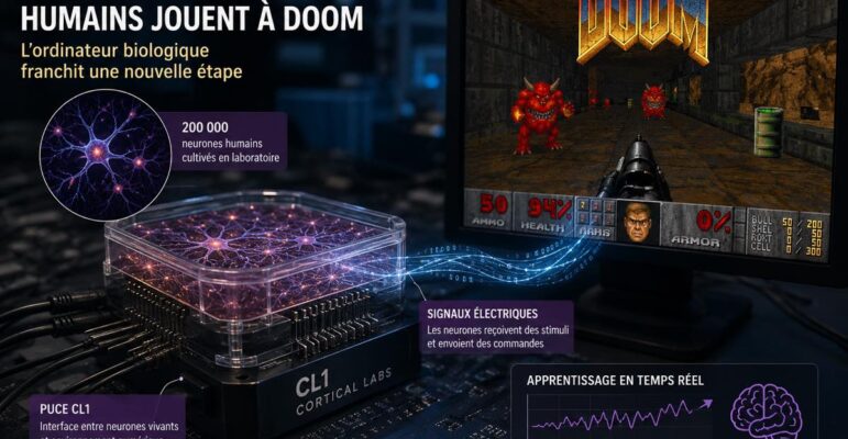 neurones jouent à doom