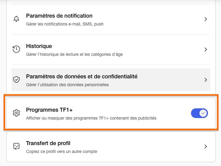 Supprimer Tf1