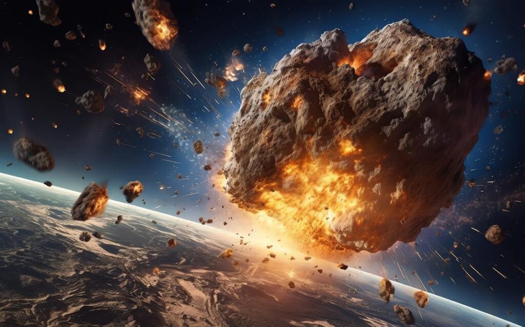 Asteroide Explosion