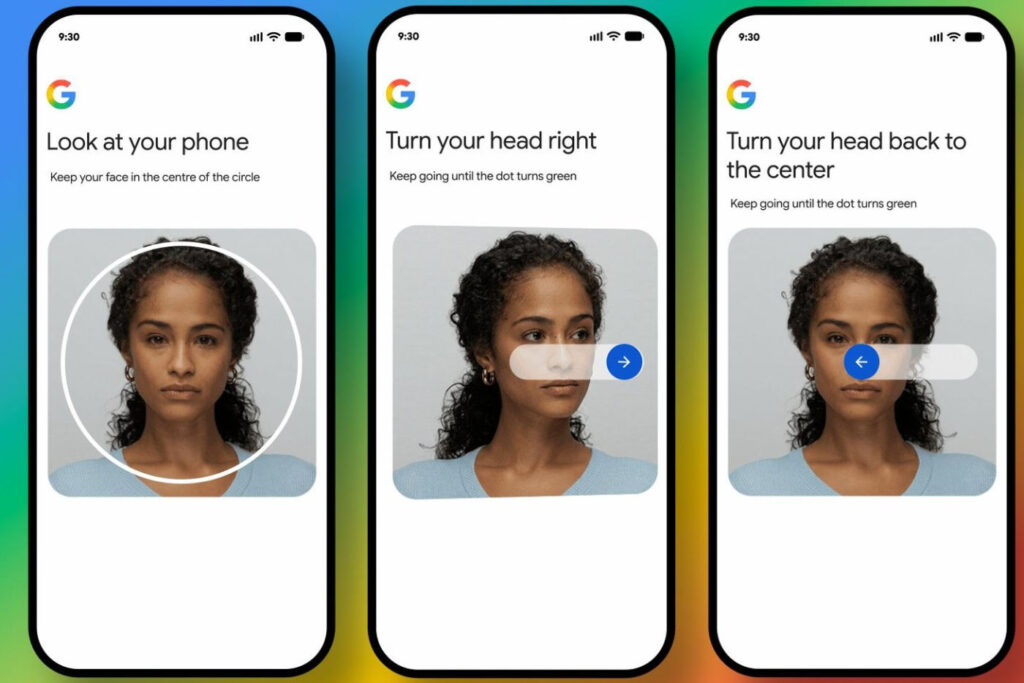 Google Compte Selfie Video