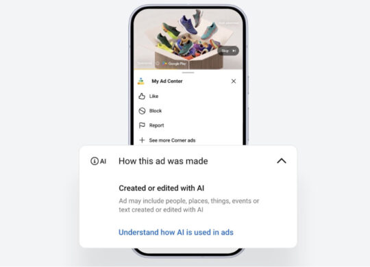 Google Label Publicite Creee Par Intelligence Artificielle IA