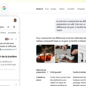 Image article Google lance les Aperçus IA et son Mode IA en France