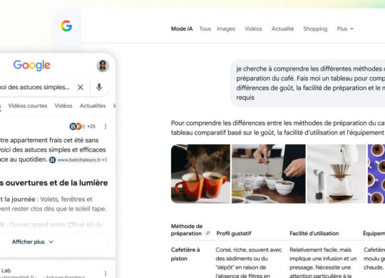 Google Recherche Apercus IA Mode IA Francais