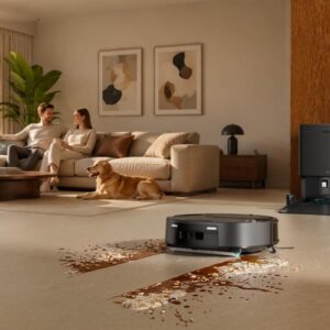 Image article Lefant M210 Omni : un robot aspirateur laveur compact avec rouleau autonettoyant et aspiration de 20 000 Pa
