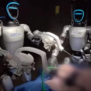 Image article Des robots humanoïdes réalisent une chirurgie avec des instruments médicaux classiques !