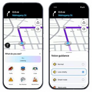 Image article Waze ajoute des fonctions de Gemini et se veut moins bavard