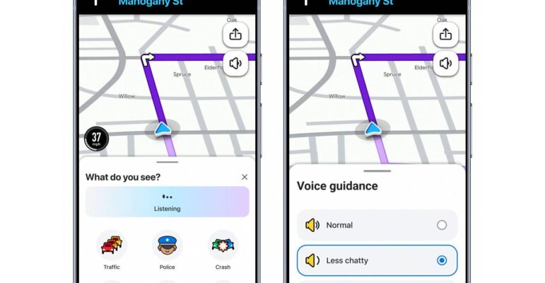 Waze Application Signalement Moins Bavard