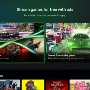 Image article Xbox teste le cloud gaming gratuit avec des publicités