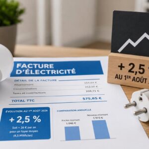 Image article Prix de l’électricité : le tarif réglementé augmentera de 2,5 % au 1er août 2026